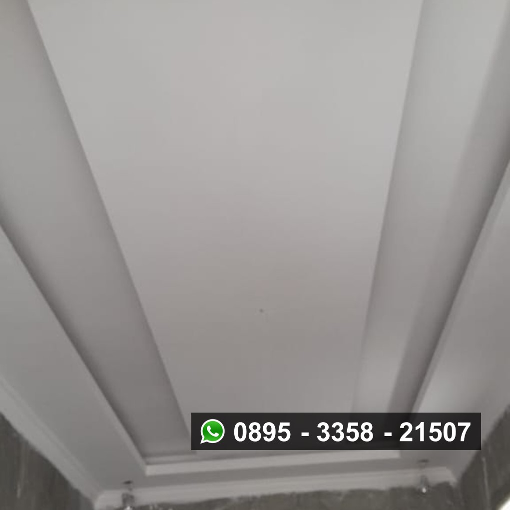 Jasa borong pasang Plafon gypsum kalsiboard drop ceiling