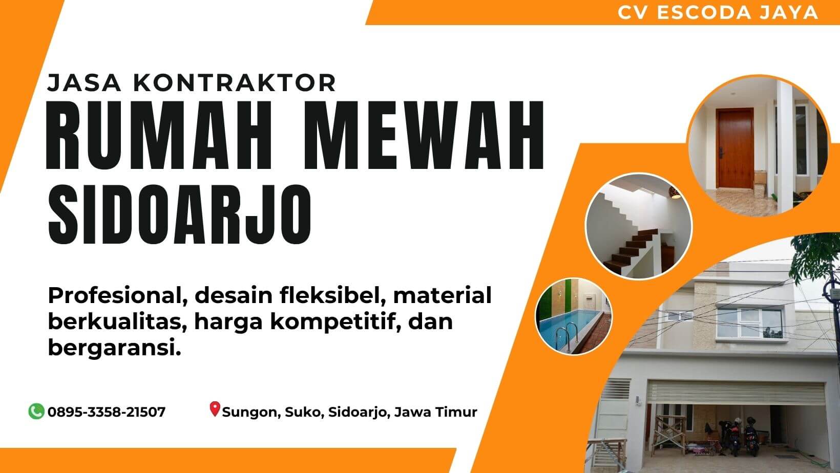 Kontraktor jasa bangun rumah mewah Sidoarjo
